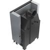 Steel fireplace KRATKI MBO 15 kW Ø 200 Lift-up self closing door