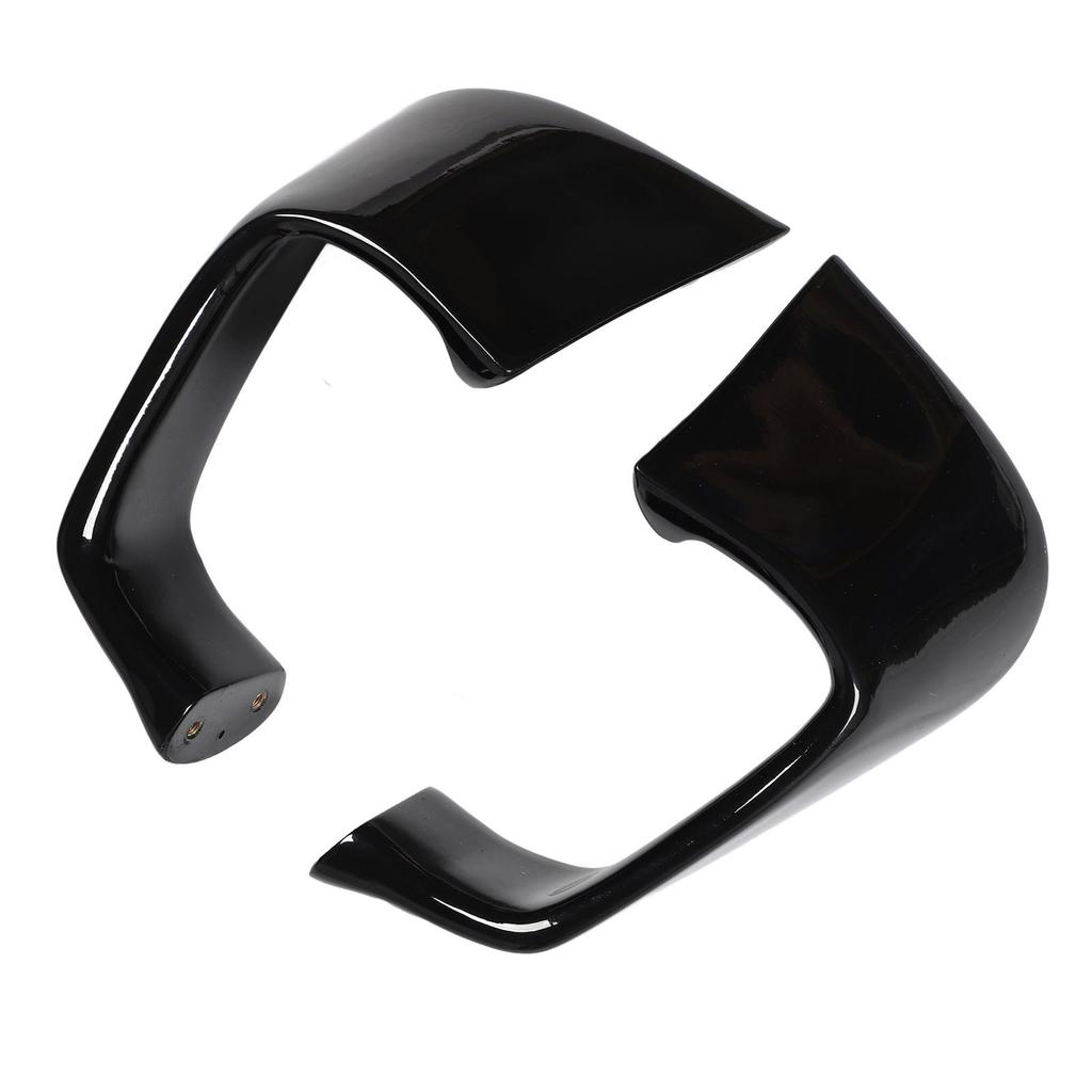 2PCS Fixed Wing Spoiler Aerodynamic Motorcycle Winglet Fairing Wing Kit Side Wing Decoration for YZF R1 R6 Gloss Black