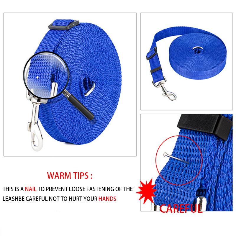 1PC Nylon Dog Training Leashes Walking Pet Leash Rope Traction Rope for Small Large Dogs 3M Pet Supplies