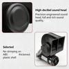 Electrical Loud Air Horn with Easy DIY Setup in Minutes, Waterproof ABS and Alloy Material for 500 Meter Warning Signals