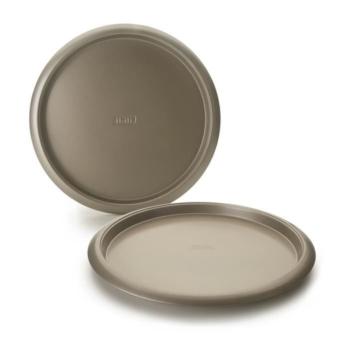Moule à pizza - IBILI - 840634 - Acier inox - Antiadhérent - 34 x 34 x 3 cm