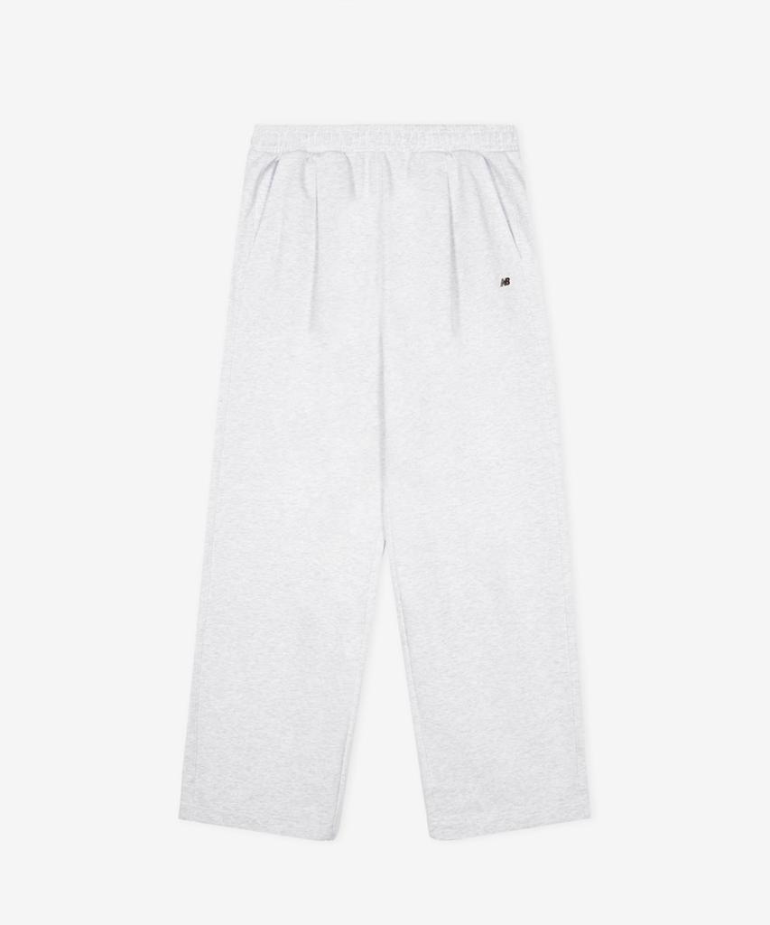 Nyuballanseu Nbmlg21433 / Uni Essential Summer Lightweight One-Pleat Wide Pants (Light Gray)