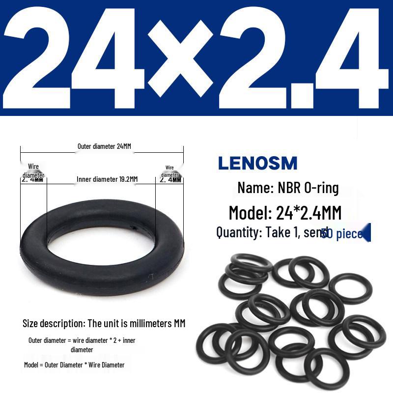 High-Pressure NBR Nitrile Rubber O-Ring Seal - Wear & Oil Resistant