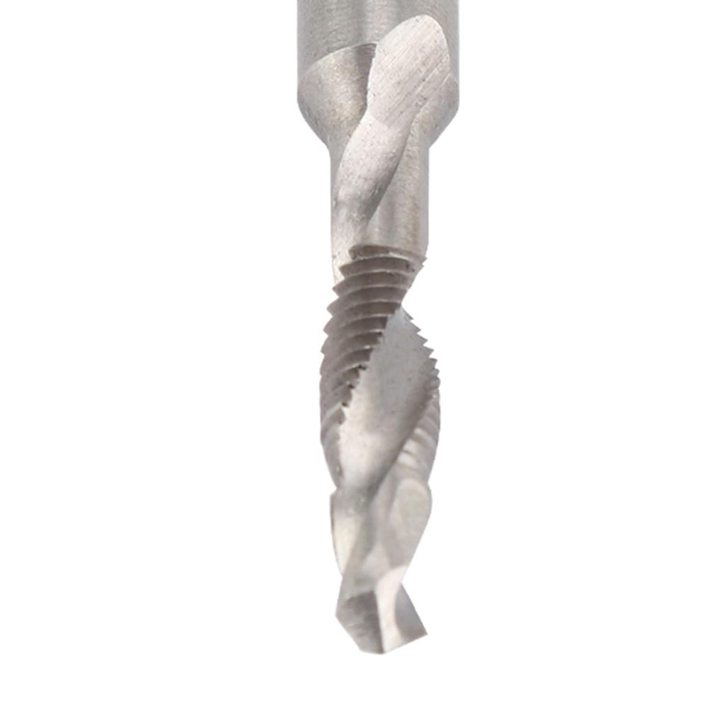 Hex Handle Tap Drill Bits M5 HSS 1/4" Hex Shank Drill & Tap Taper Drill Bits Power Tool Part