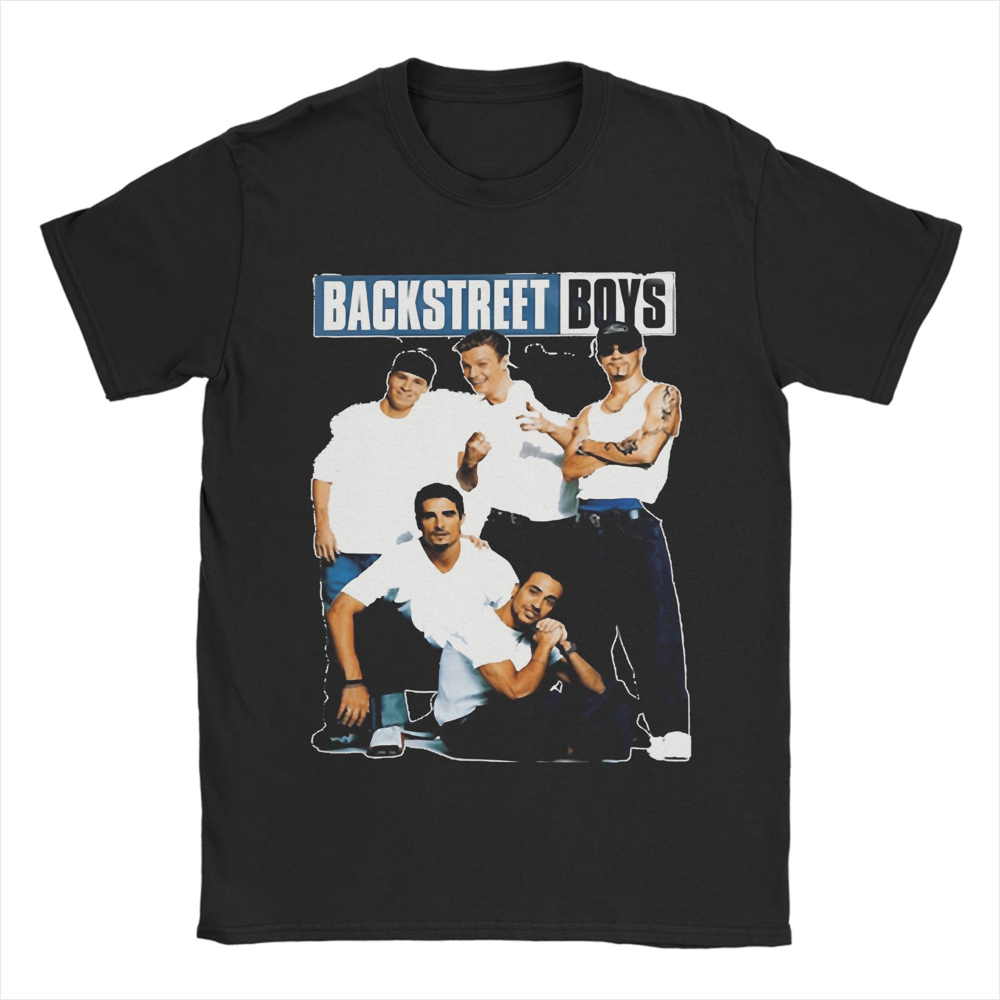 BenberFashion Backstreet Boys Back Millennium T-shirt Heren Dames 100% Katoen Geweldig T-shirt Ronde Hals Tees Korte Mouw Kleding Plus Size L