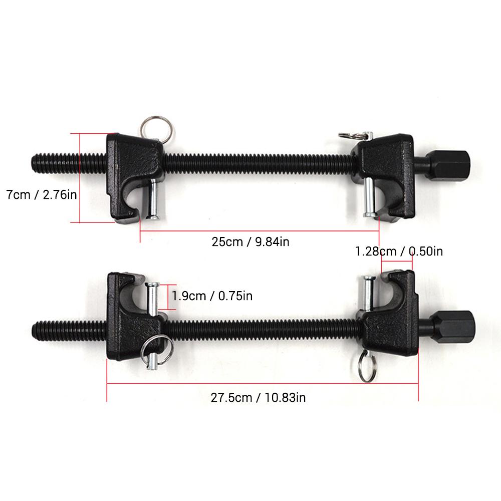 2 Pack Coil Spring   Tool,   Heavy Duty Strut Spring   Assembly Repair Attachments, with Plastic Box for Automotive