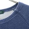ZANONE Made In Italy Knit Switching Long Sleeve Sweat Trainer S Navy Men's Used