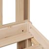 Bookshelf Bed without Mattress 75 x 190 cm Solid Pine Wood