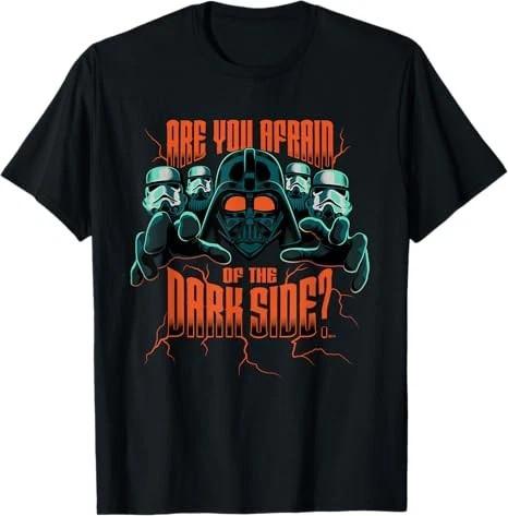 Star Wars Halloween Darth Vader Halloween Afraid Of The Black TShirt S