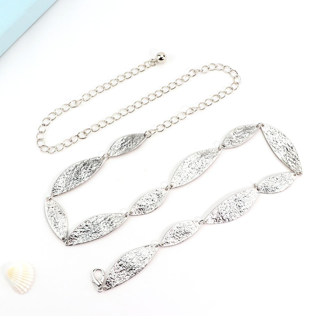 Female Waist Chain Western Cowgirl Leaf Punk Belt for Women Waistband