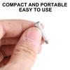 2Pcs 4mm Center Shaft Screws Cartridges Phonograph Screws for Record Player Cartridge Fitting Stainless Steel