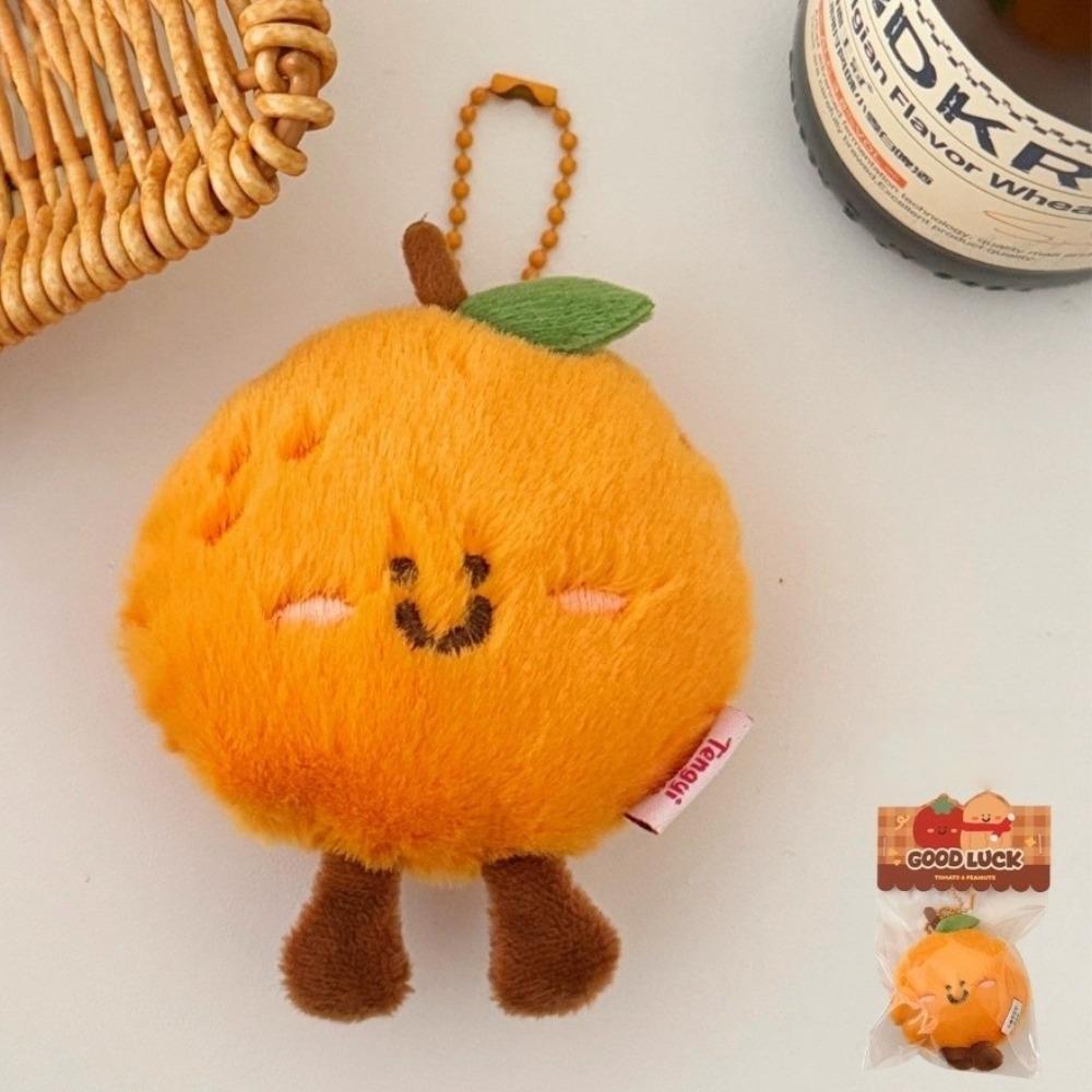 Nouvelle Poupée Peluche Fruit Dessin Animé Porte-clés Mignon Mangue Pêche Banane Breloque Sac à Dos Avocat Citron Cerise Pendentif Peluche Cadeaux d'Anniversaire