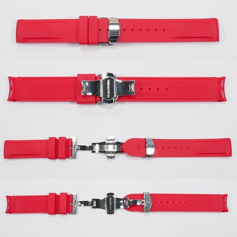 Swatch x OMEGA Exclusive Rubber Strap with D-Buckle (Red)