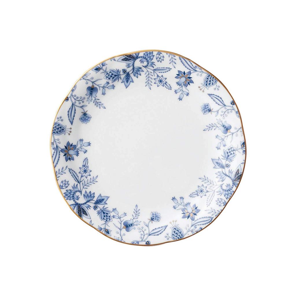 Noritake Blue Sorrentino Plate, 18.5cm Diameter, 2cm Height, Blue Bone China, 4562L/59315A