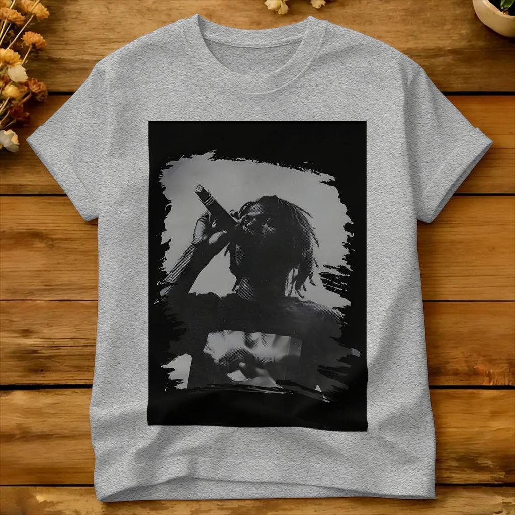 Daniel Caesar Vintage T-Shirt Strandmode T-Shirts Reine Baumwolle Rundhalsausschnitt Große Größen 5XL T-Shirts Kurzarm Y2K Retro T-Shirt