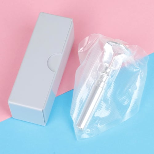 Hilitand Trumpet Mouthpiece TR-08, Silver-Plated Brass for Practice and Beginners