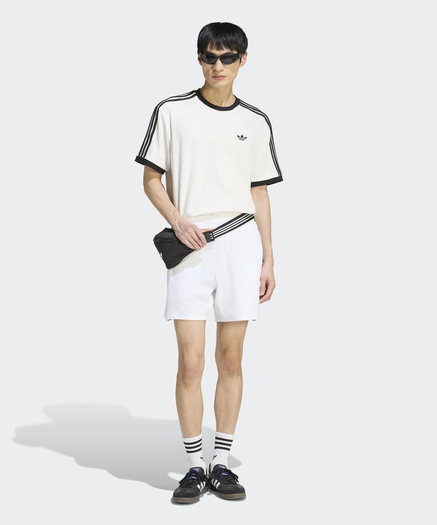 ADIDAS Terry Cali Tee - Cloud White:Black / Kw7400