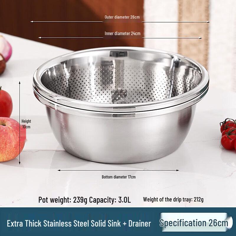 Heavy-Duty Multi-Purpose Kitchen Bowl