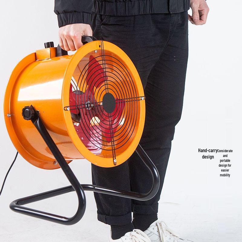 Industrial Grade 220V Axial Flow Floor Fan - Powerful Household Exhaust Fan Low Stand - Low Stand 2-2 [220v] Variable Speed