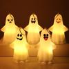 Glowing Plastic Ghostly Lamp Ornamentation Easy Hanging Light Design Safe For Kids Holiday homes Decoration Garden Display