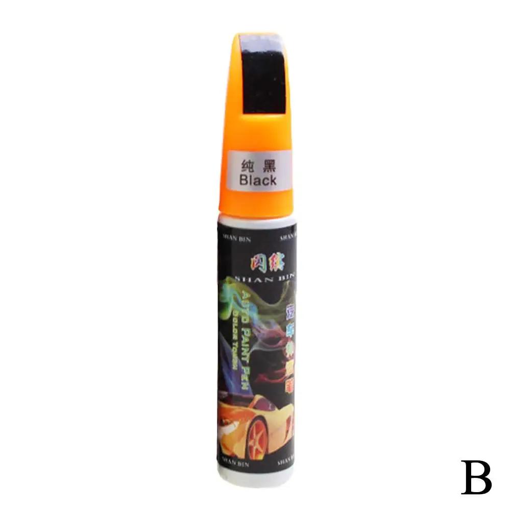 Neuer 6-Farben Autolack Kratzer Reparaturstift Pinsel Wasserdicht Weiß Pflege Lack Reifen Auto Automobil Profilmarker Wartungsstift W1M1