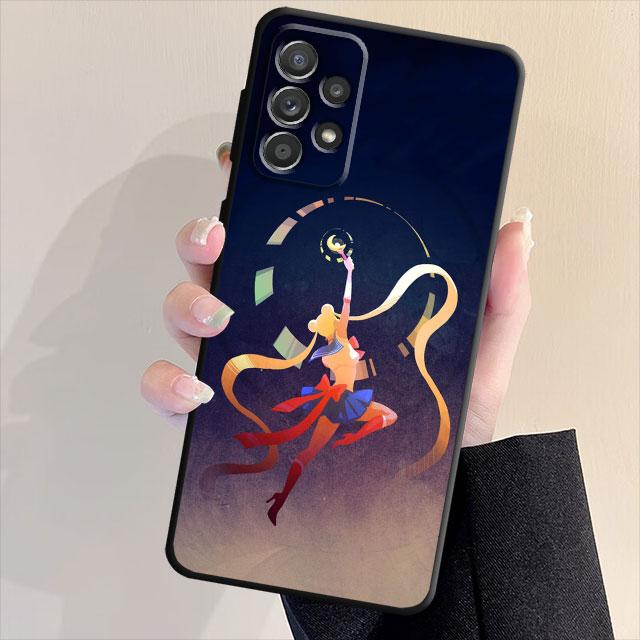S-Sailors Moons Phone Case for Samsung Galaxy A32 A42 A11 A31 A13 A41 A21s A52s A22 A23 A71 A33 A51 A52 A12 A73 A72 A53 Cover
