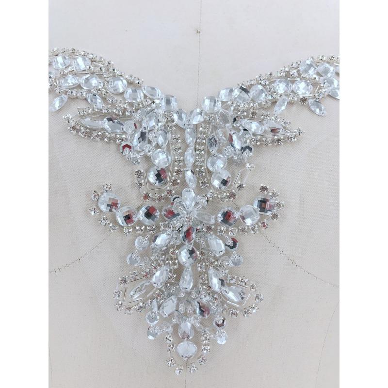

16 Colors DIY Dress Neck Accessories Luxury Material Beaded Diamond Crystal Sweetheart Bra Tassel Apparel Decoration