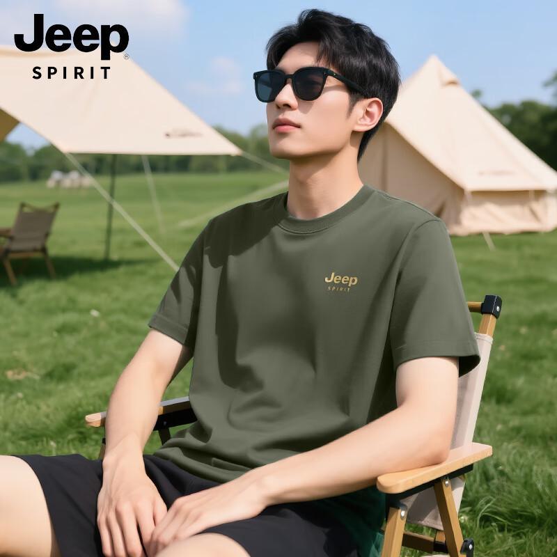 JEEP SPIRIT Men s 220G Cotton Casual T-Shirt 3XL