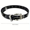 New Brand Design High Quality Luxury Belt for Men and Women Black PU Leather Belt Jeans Punk Tight Corset Belt