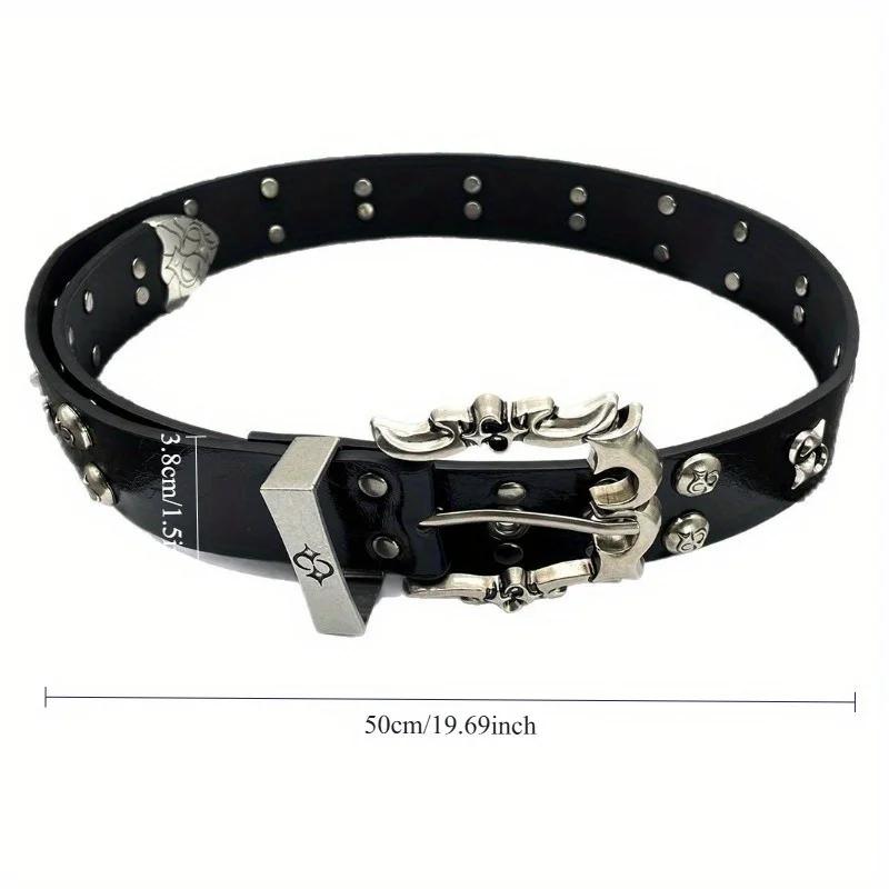 New Brand Design High Quality Luxury Belt for Men and Women Black PU Leather Belt Jeans Punk Tight Corset Belt