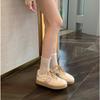 Grape mother 2025 new sports shoes summer women's light and breathable platform shoes front lace-up casual moral training shoes