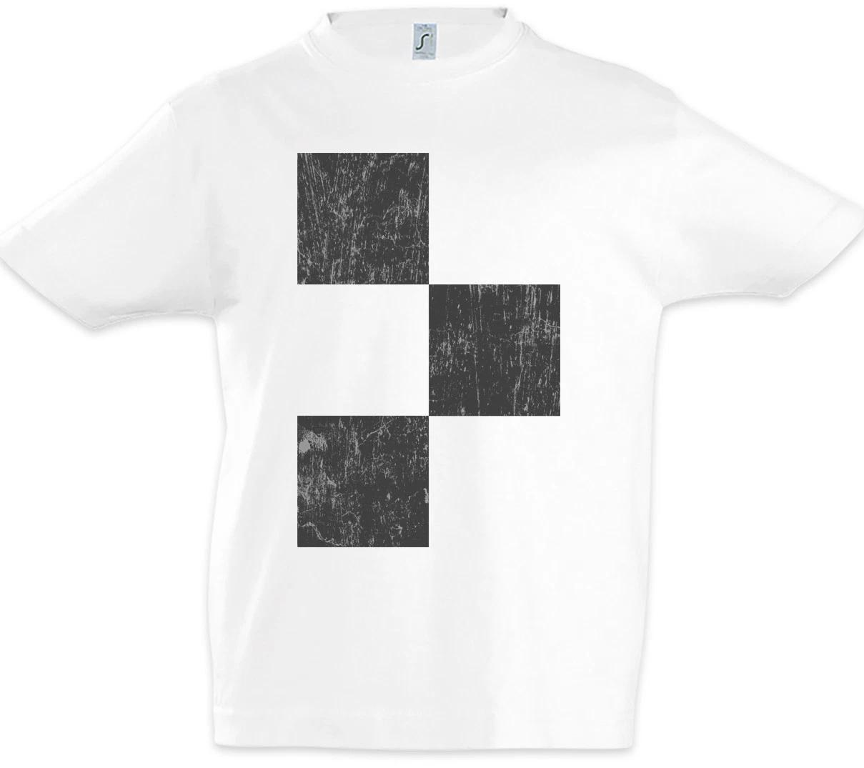 Racing Flag Squares Kids Boys T-Shirt Race car Driver Racer Petrol Head Fun Love 110