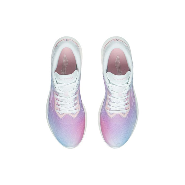 New LiNing Qingyi LS Breathable Low Top Sports Casual Shoes Women's White Pink Blue AGLS088-3