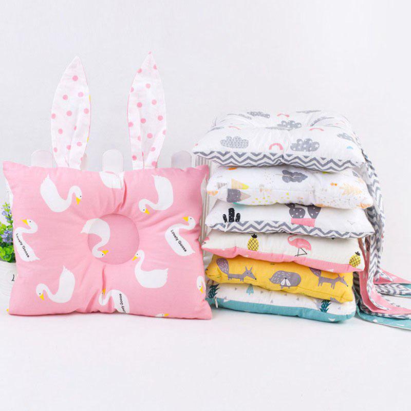 

Симпатичный мультяшный кролик ухо новорожденный Подушка Детская комната Декор Дети Плоская голова Форма Кормящая подушка