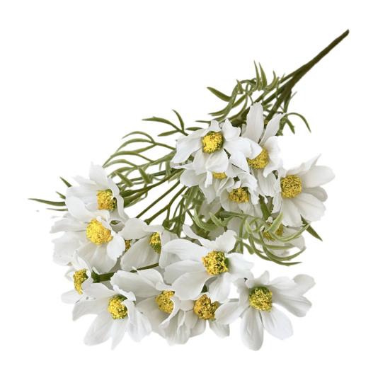 Artificial Spring Flowers Realistic Faux Wildflowers with Stem Colorful Floral Bouquet for Vase Indoor