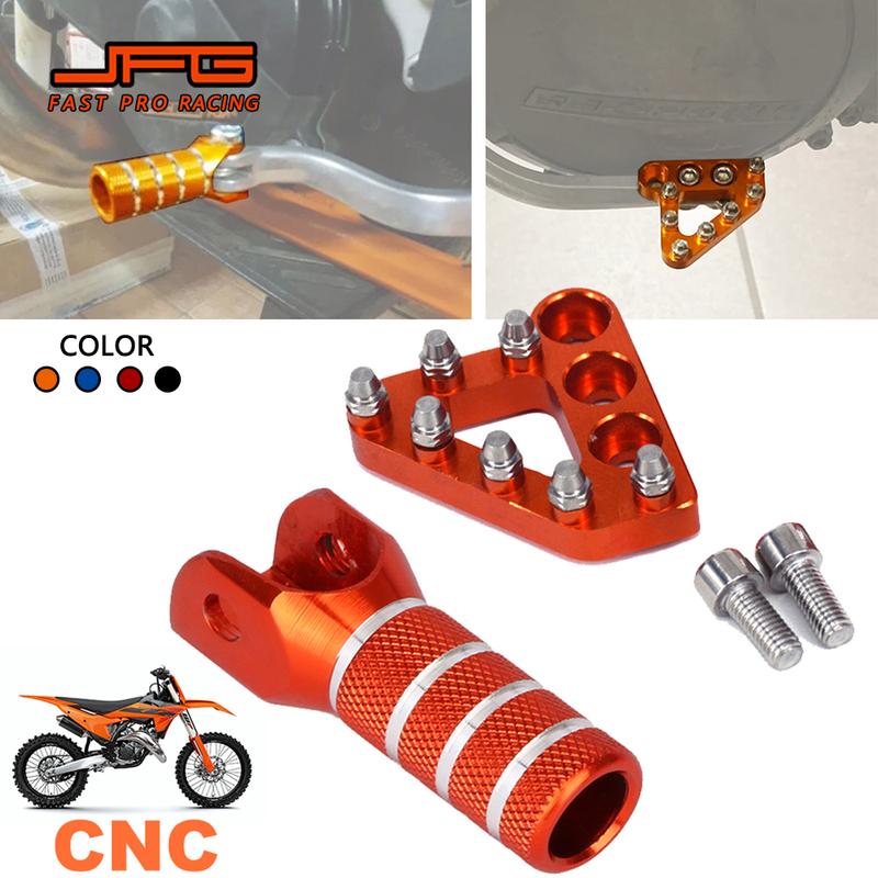 Motorcycle CNC Rear Brake Pedal Step Tips For KTM EXC EXCF SX SXF XC XCF XCW SMR LC4 125 150 200 250 300 350 400 450 500 530