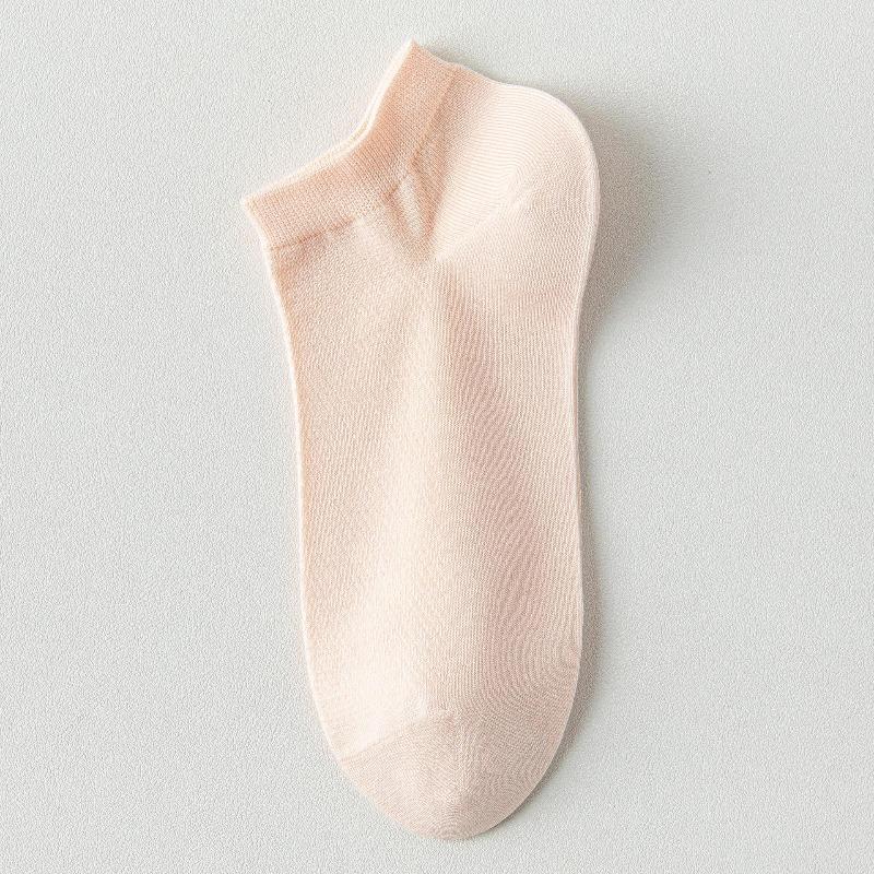 

Modal Short Socks for Women in Summer, Light Style, Shallow Round Mesh Short Socks, Antibacterial, Candy-colored Cotton Socks 1 pair помаранчевий
