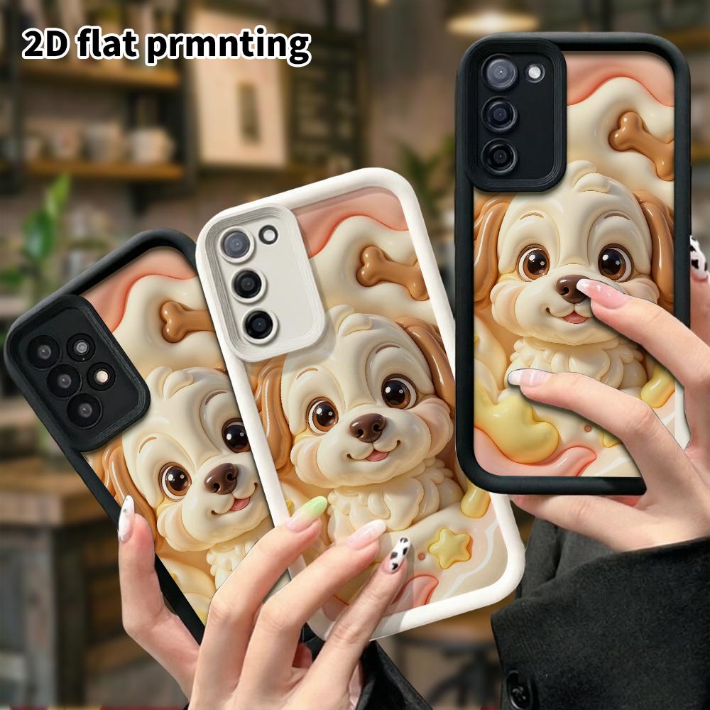 Phone Case: 2D flat design suitable for Samsung Galaxy A34 A35 M05 M06 S20 S22 S21 FE Plus 5G protective case, sticking out little tongue, perfect Chr
