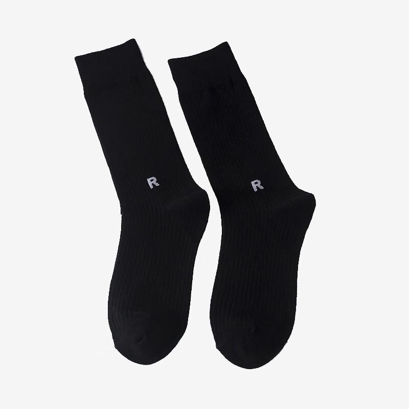 LCsanyp Japanese Style R-Letter Slouch Socks (5 Pairs) One Size