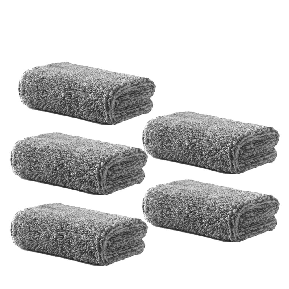 

5-10pcs Bamboo Charcoal Fiber Cleaning Cloth Thickened Absorbent Non Stick Oil Cloths Shed-Free Kitchen Household Cleaning Cloth 25x25cm