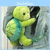 Olu Mel Plush Turtle Backpack For Kids With Cartoon Design And Adjustable Straps
