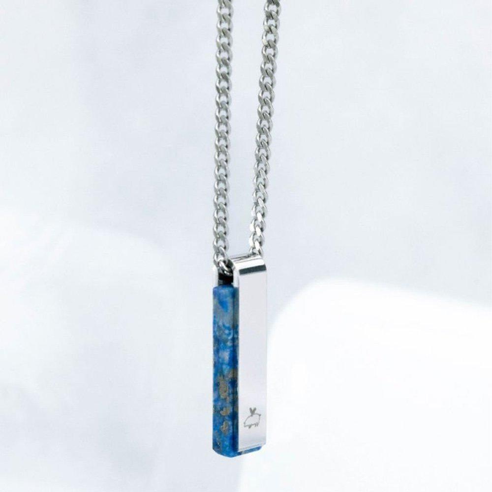 Pig & Hen Monolith Necklace - Lapis Lazuli X Silver