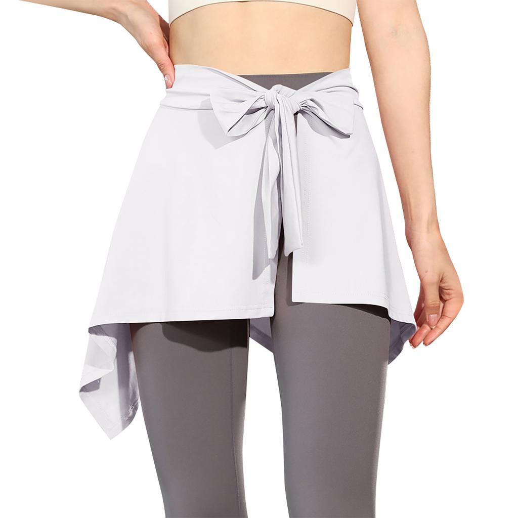 Women Skirt Elastic Yoga Culottes For Women Athletic Shorts Lightweight High Waist Skinny Solid Joggers