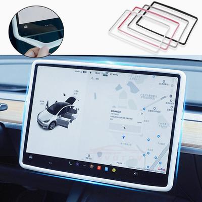 For Tesla Model 3 Y Highland Screen Protector Silicone Frame Display Edge Body Cover Central Control Accessories 2026 2026 2026