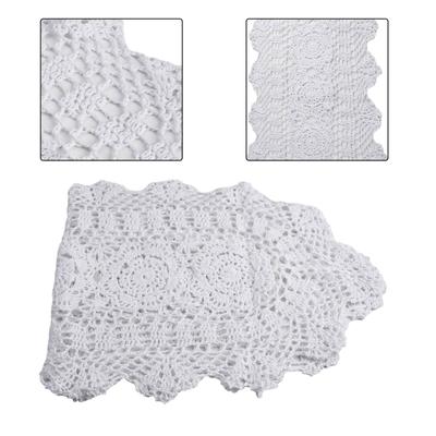 Cotton Table Runner Floral Tablecloth Oval Dining Table