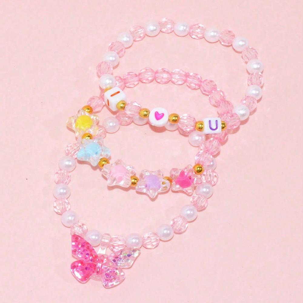 Stylish Unicorn Pendant Bracelet Set for Girls