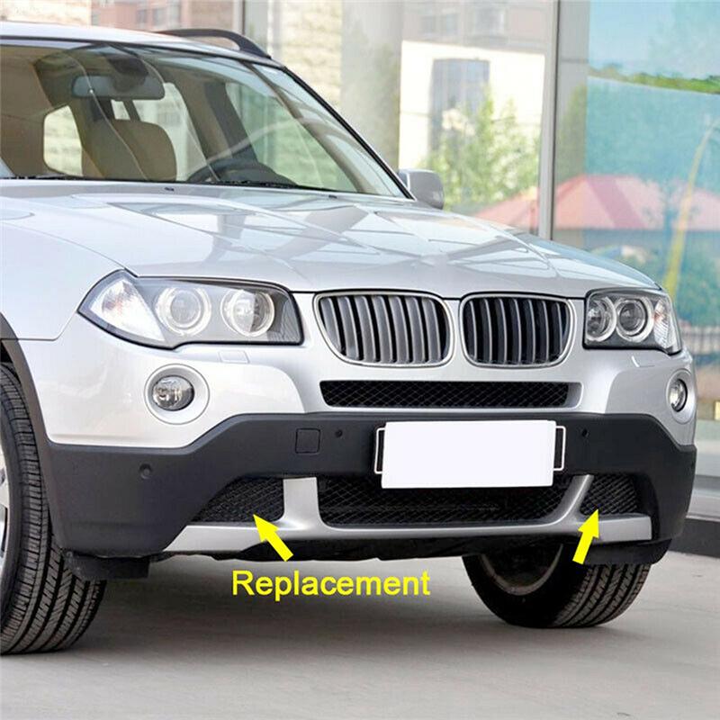 For BMW X3 E83 2007 2008 2009 2010 Car Front Bumper Lower Grille Trim Cover Lid Cap 51113416205 51113416206