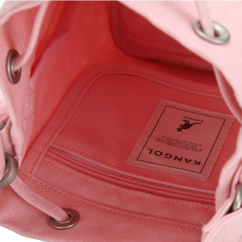 Kangol Lucky Canvas Bucket Bag   3951 Pink
