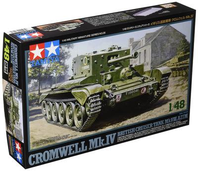 Tamiya 1/48 Military Miniature Series No. 28 British Army Cruiser Tank Cromwell Mk.IV Plastic Model 32528