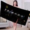 Hot Sale Friends TV Show Microfiber Blanket Quick Drying Beach Towels Oversized Printing Super Absorbent Pool Towel Blanket